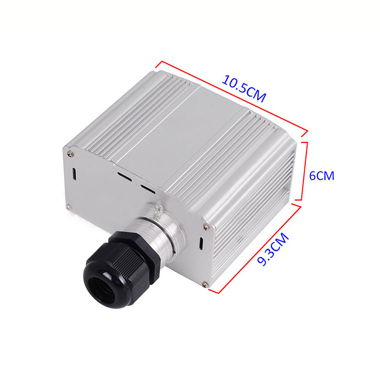 12W RGBW 4 Plug Type Selection 28key RF Remote  LED Fiber Optic Engine for fiber optics